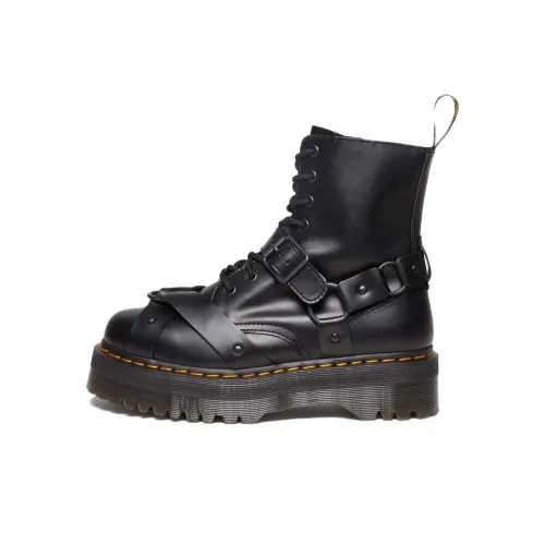 Dr.Martens Jadon Harness Leather Platform Boots 'Black'