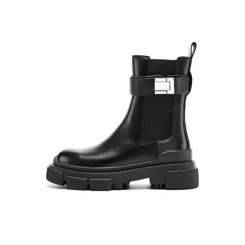 CHERYKALLY Crew Chelsea Boots 6cm Women's Black