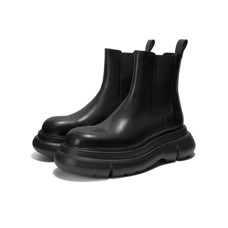 Viplander 16.5cm Chelsea Boots 7.5cm Men's Black-1