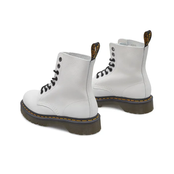 Dr.Martens 1460 Pascal Bex Pisa Leather Lace Up Boots 'White' Women's-2