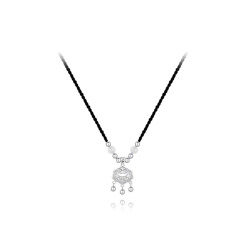 BLANK IN BLANK Sterling Silver Necklaces Women's Bestie Girlfriend And Mom Birthday Gift Girl-11