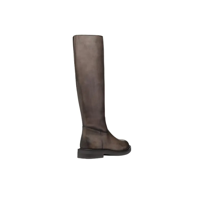 GEOX Serilda Knee-high Boots 3cm Women's Taupe-2