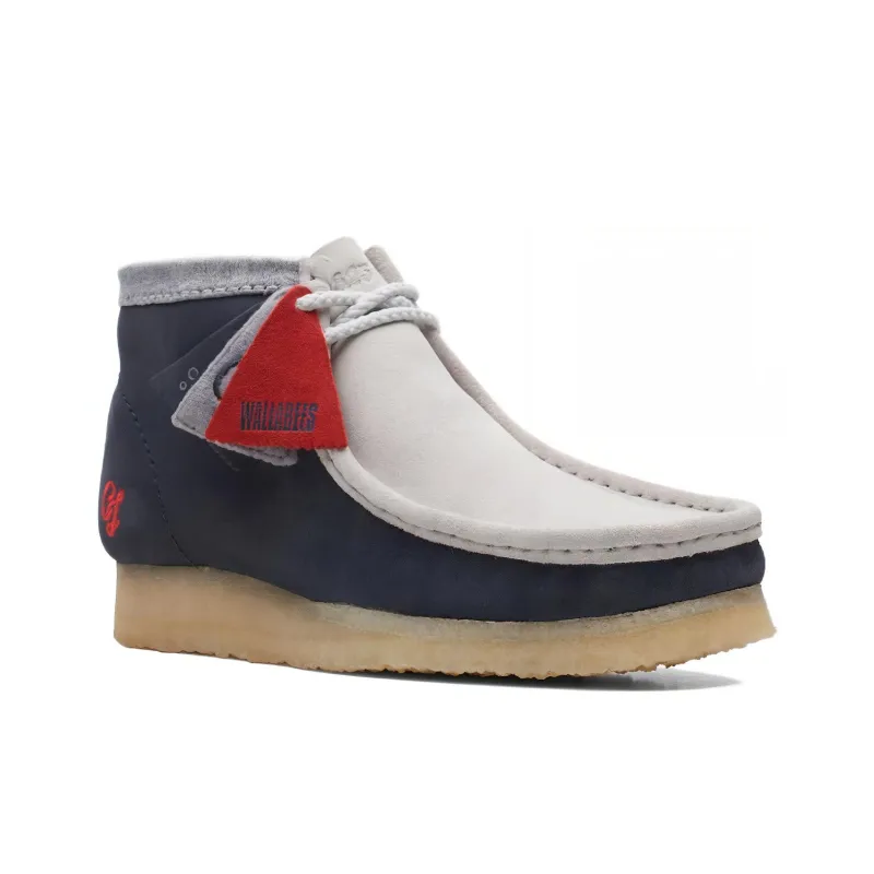 Clarks Originals Wallabee Boot Vcy Navy Grey-2