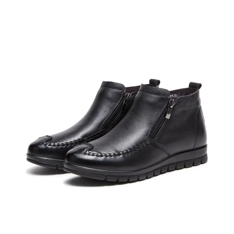 AOKANG Fleece-Lined Warm Ankle Boots Women's-3
