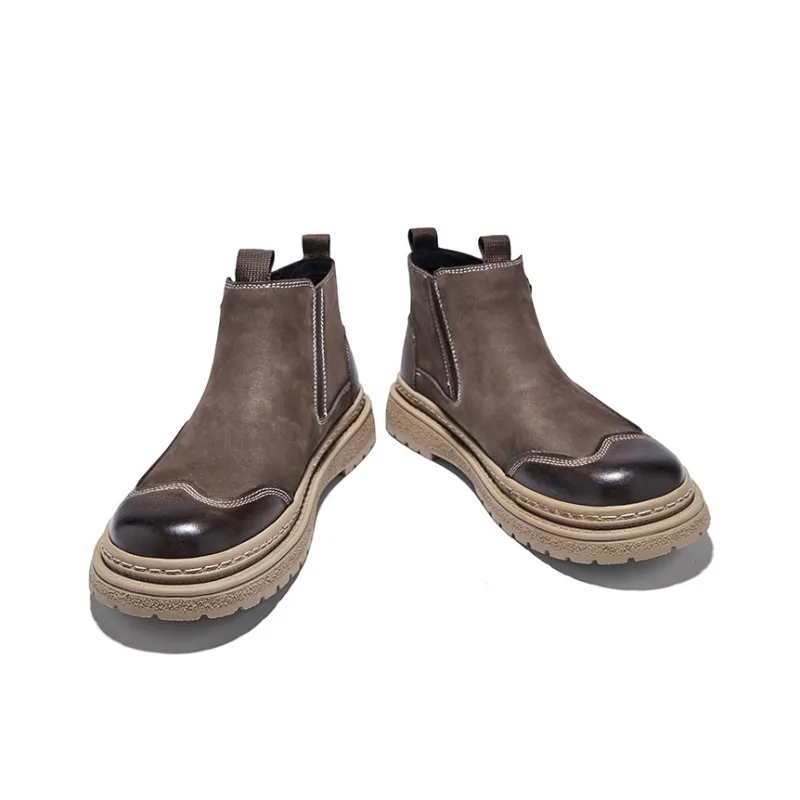 Hautton Jeans Short Chelsea Boots Men's-11