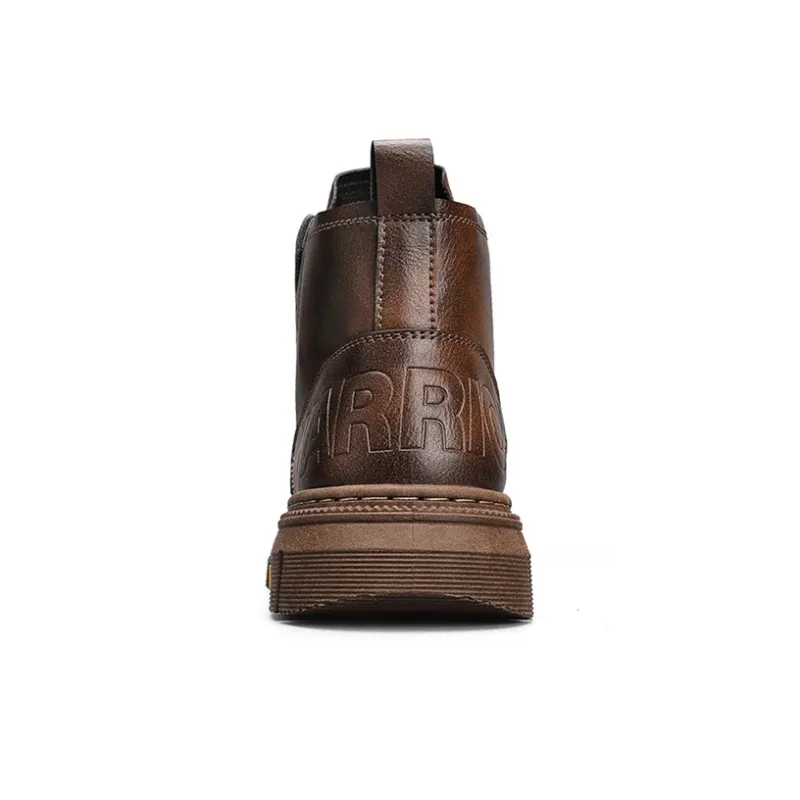 Warrior Short Martin Boot Men's Brown-5