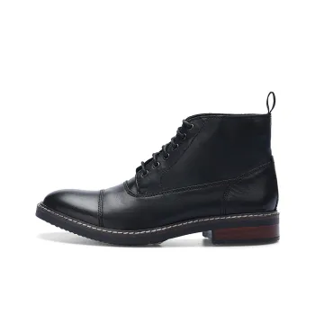 Clarks Warm Water Resistant And Wear Resistant Ankle Length Outdoor Boots Men's Black