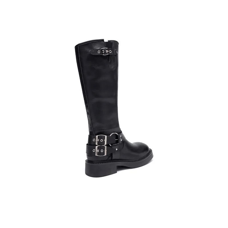 ZHR Knee-high Boots 4cm Women's-24