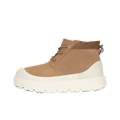 UGG WEATHER HYBRID Warm Height Increasing Short Snow Boots Men's Chestnut