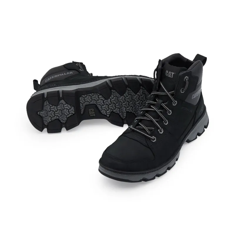 CAT Breathable Warm Slip Resistant Short Outdoor Boots Men's Black-2