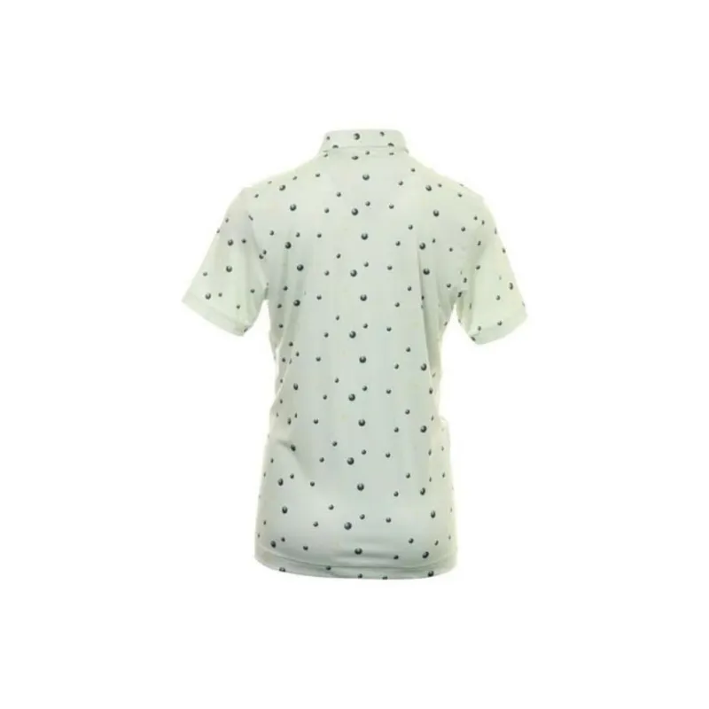Adidas Polo Shirt Men's Linen Green/Bright Green/Yellow-1