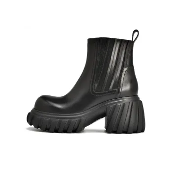 MOONIIEE Short Chelsea Boots 6cm Women's