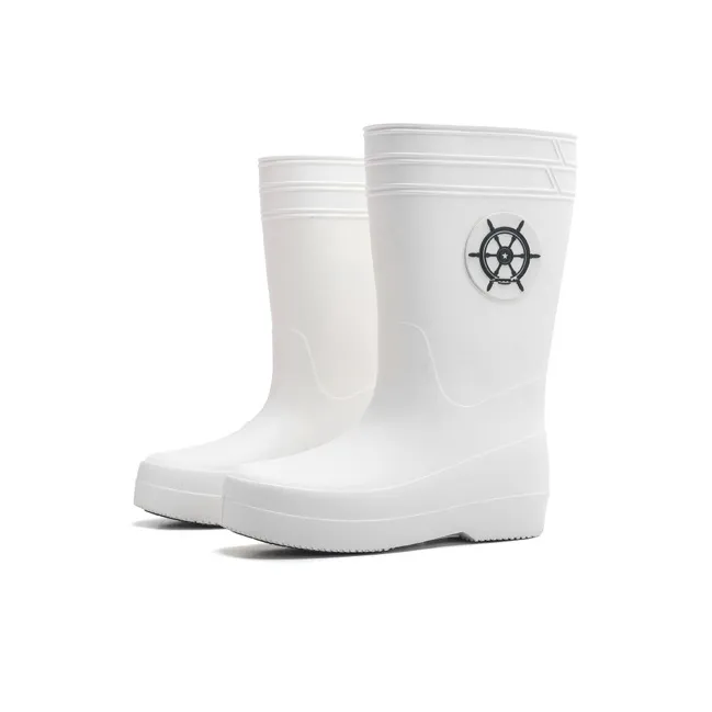 Jifffly Rain Boots Unisex White-2