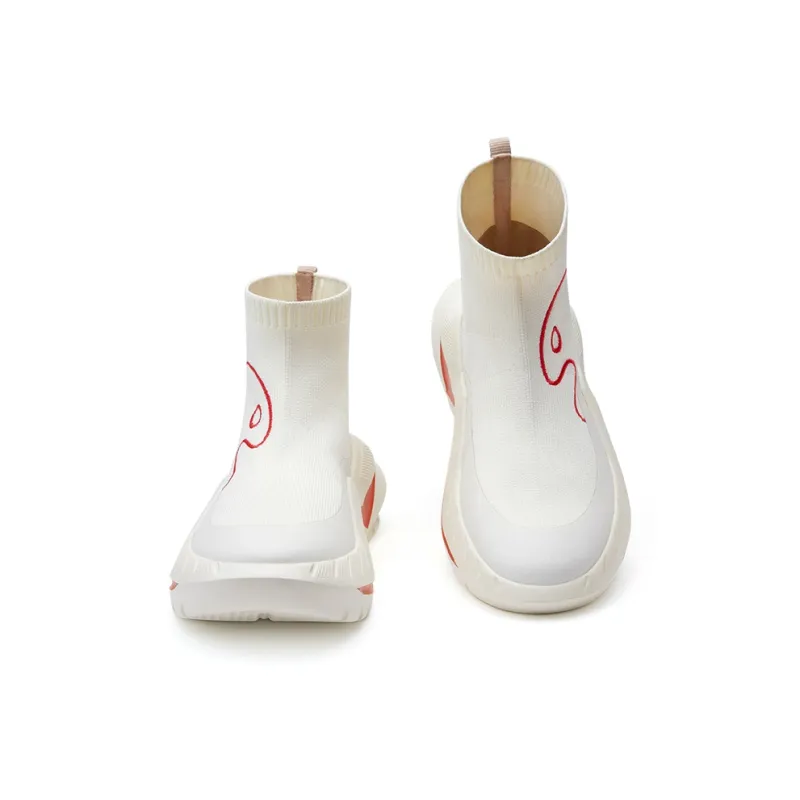 U.IN Painted Travel Shoes-Clarks 4-Color Collection Ankle Boots Unisex-24