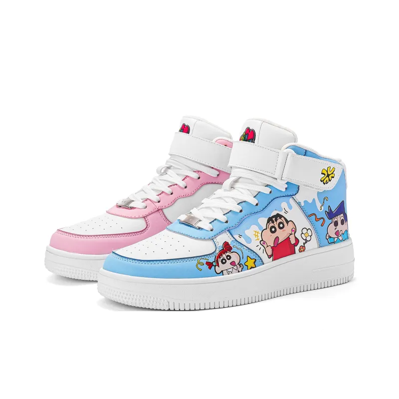 Crayon Shinchan High-Top Vintage Basketball Shoes Unisex Box-27