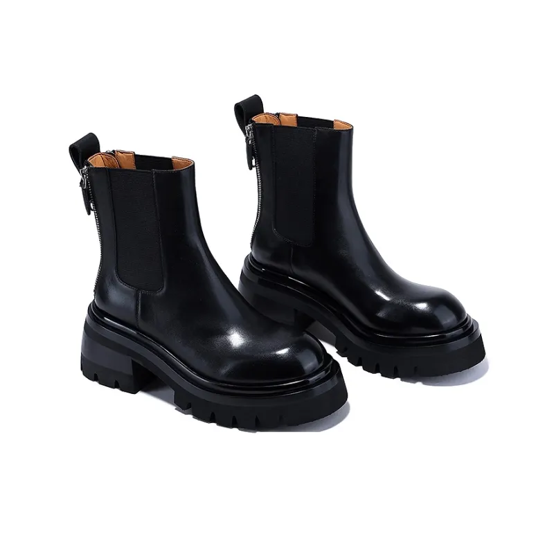 BELLALILY Crew Chelsea Boots 6.5cm Women's-8