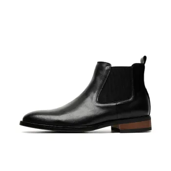 GZZ Chelsea Boots Men Black
