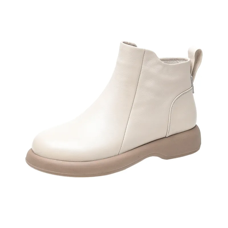 Okahui Ankle Boots Women's Black, Brown, Apricot, Beige-16