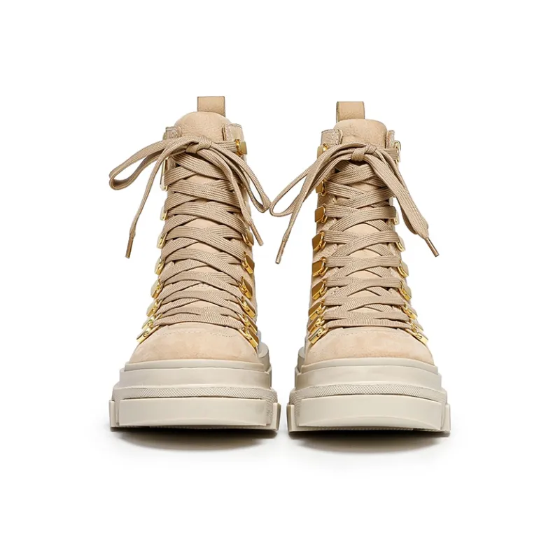 BLOCCO5 Ankle Boots Women's Beige-3