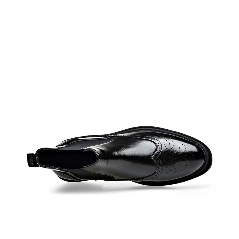WEISHIBANGWEI Short Chelsea Boots Men's-3