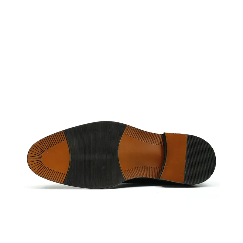ASTON M.JAZZ Ankle Boots Men Black/Coffee-14