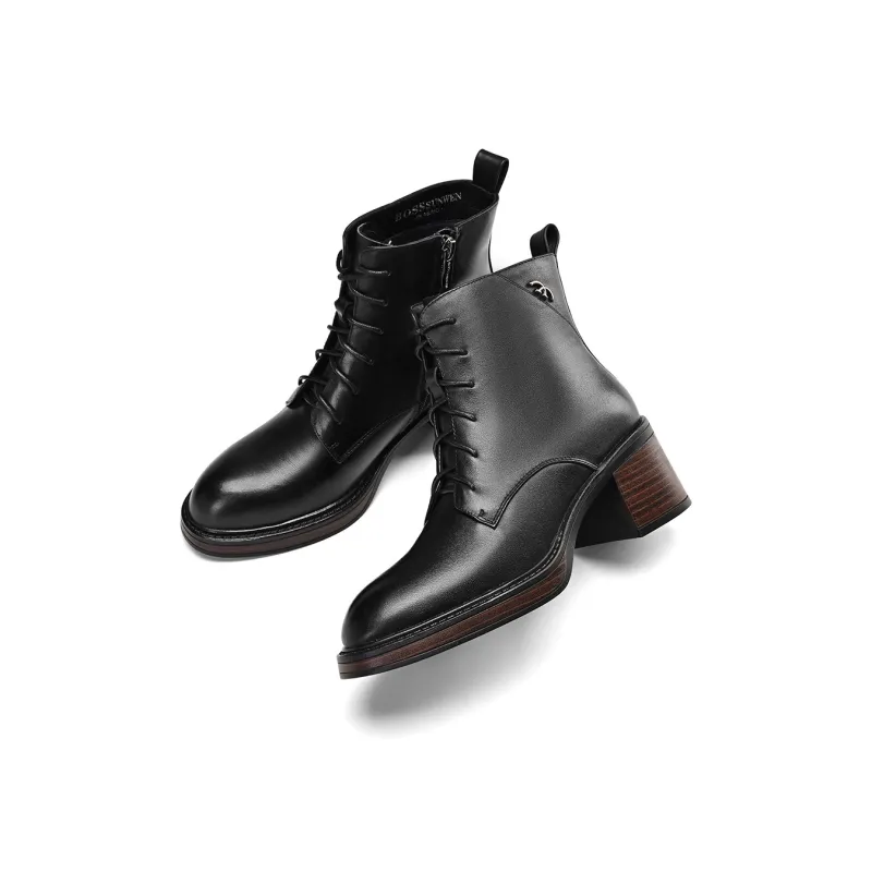 BOSSSUNWEN Martin Boot 6cm Women's Black-2