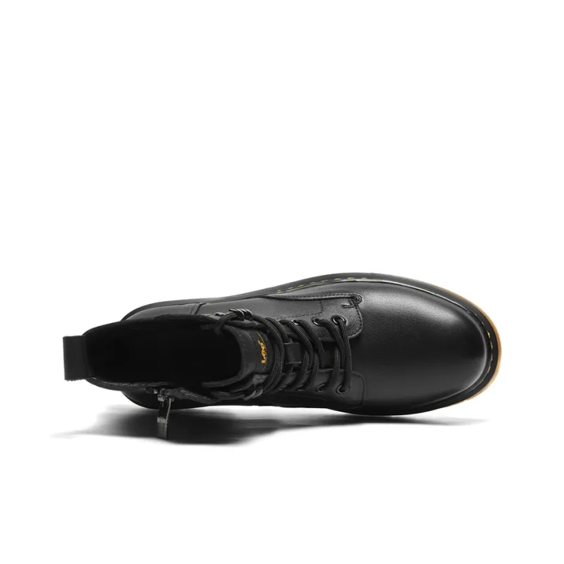 Lee Retro Trend Ankle Boots Men's Black-3