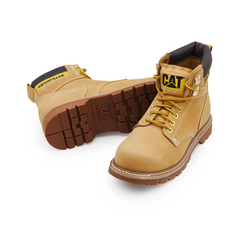 CAT Second Shift Short Martin Boot Unisex Yellow-2