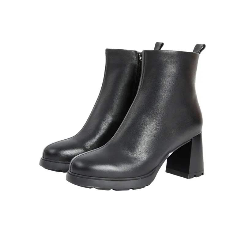 PT'SON Ankle Boots Women's Black, Dark Brown-28