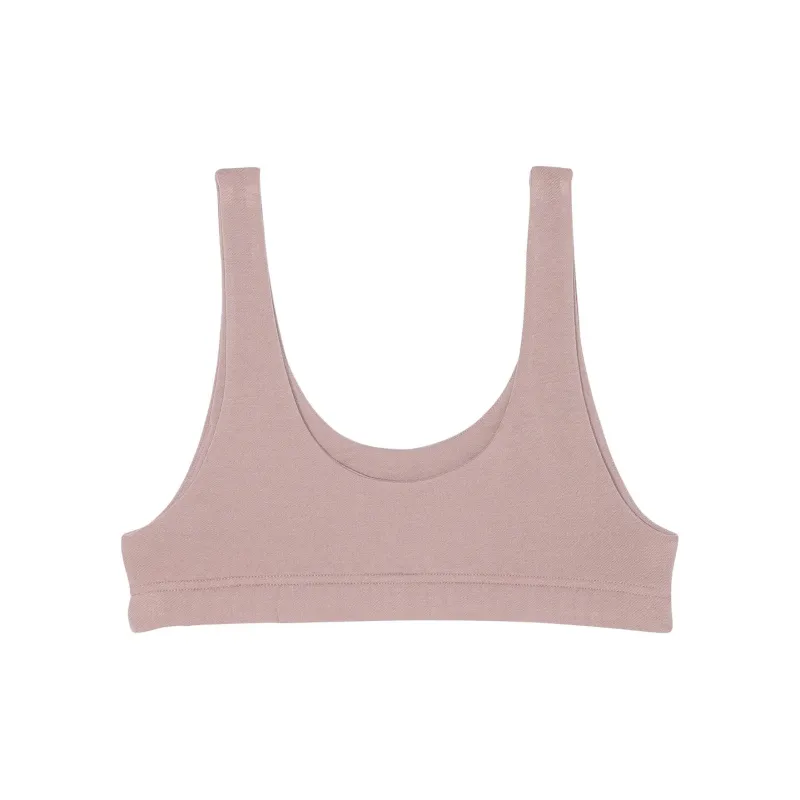 Victoria's Secret Brushed Modal Fleece Lounge Bralette / FRENCH MAUVE Bra Women's Fuchsia-1