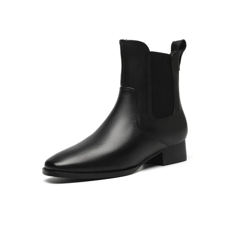 EBLAN Short Chelsea Boots Women's Black-0