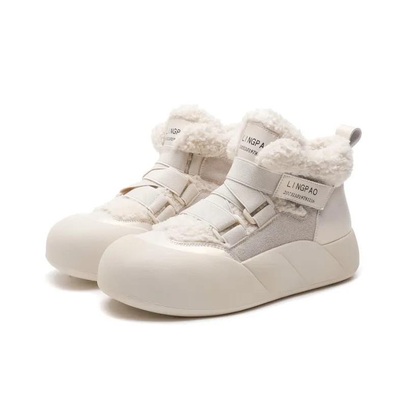 LINGPAO Short Snow Boots Women's-1