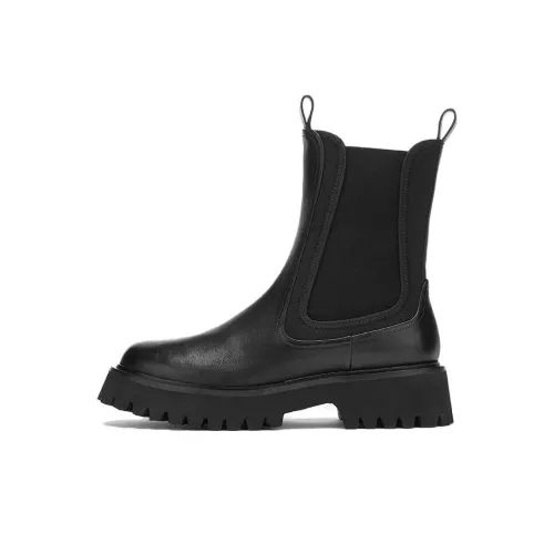 73Hours Hyper Short Chelsea Boots Women's Black