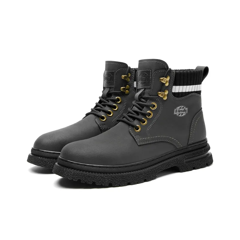 HLA Short Outdoor Boots 4.5cm Men's-10