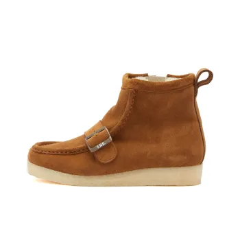 Clarks X END. X Beams Plus Walla Hi Strap 'Dark Brown'