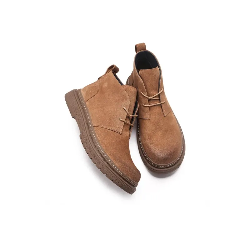 Voguhomme Short Martin Boot Men's Yellow-1
