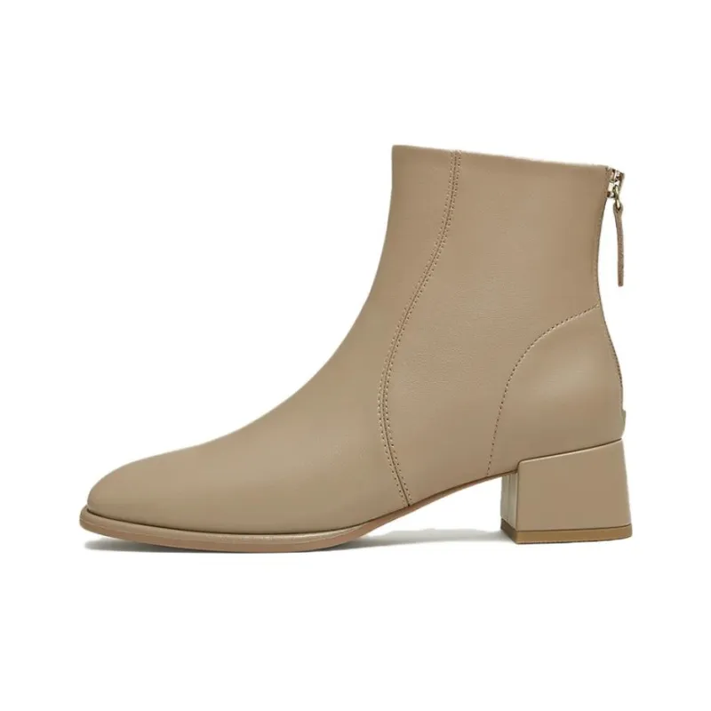 TATA Ankle Boots Women's Coffee, Gray-8