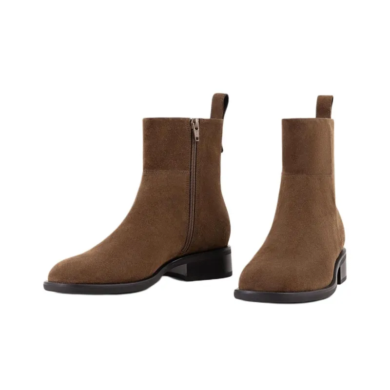 VAGABOND SHOEMAKERS Sheila Ankle Boots 3.8cm Women's Dark Brown-1