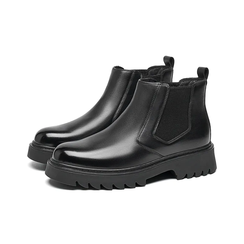 C°BANNER Short Chelsea Boots Men's Black-1