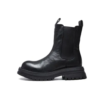 Anthony Miles Short Chelsea Boots Women's Black