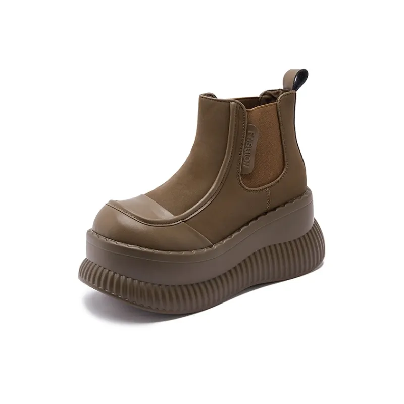 Milan Love Song Crew Chelsea Boots 8.5cm Women's-19