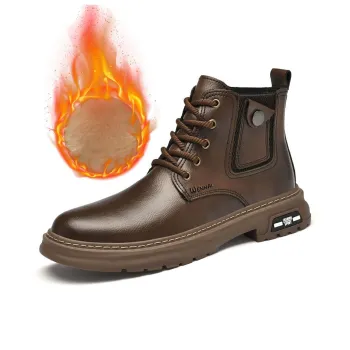 Wen Nai Short Martin Boot Men's Brown
