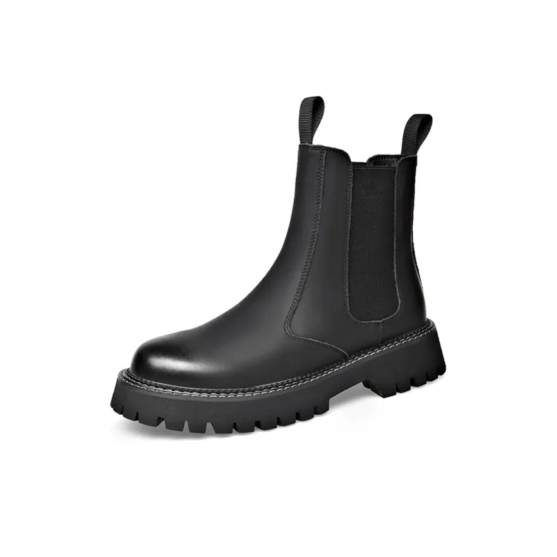 GZZ Chelsea Boots Men Yellow/Black-16