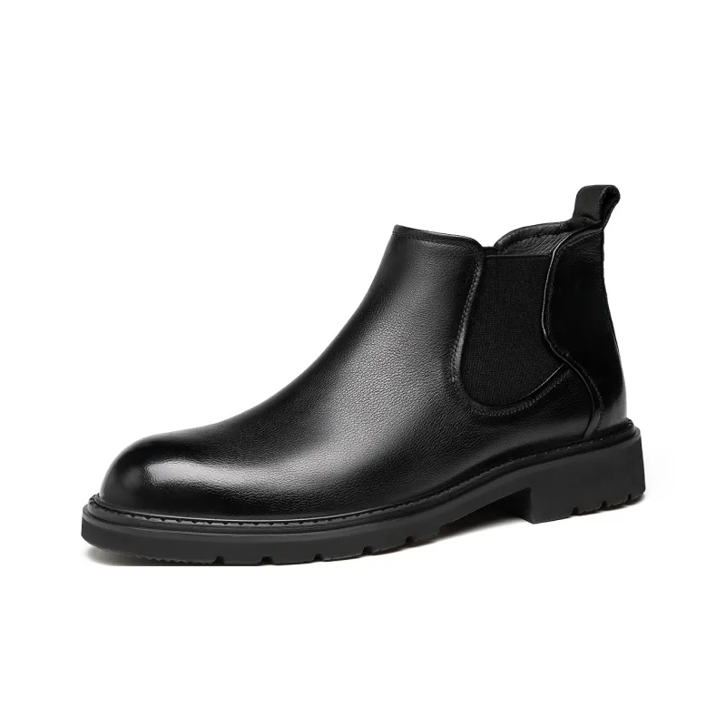 MILLIE'S Short Chelsea Boots Men's Black-1
