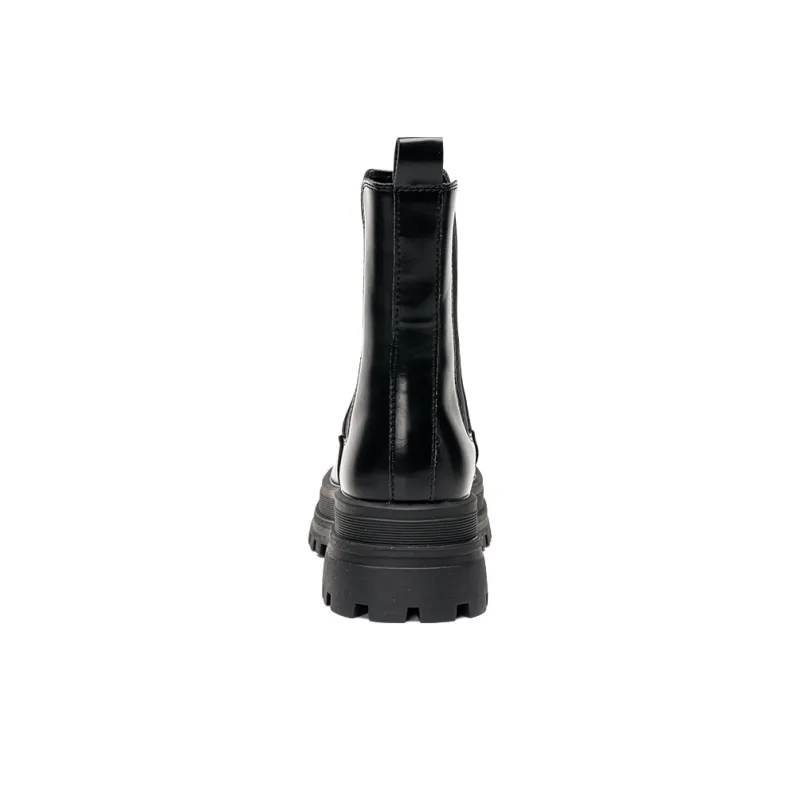 EXULL Q Short Chelsea Boots 5cm Women's Black-2