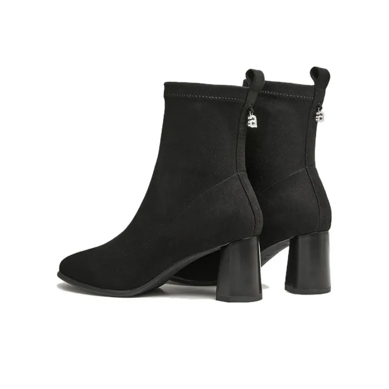 TATA Ankle Boots Women's Black/Brown-2