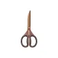[1 Piece]Curved Titanium Coated Scissors/Easy to Use/Rust and Sticky Resistant