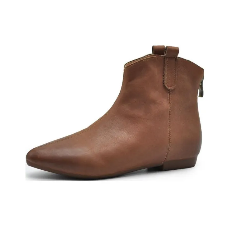 ARTMU Ankle Boots Women's Dark Apricot/Caramel-4
