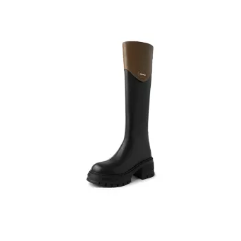 Five-nine Dan Seven Knee-high Boots 6cm Women's