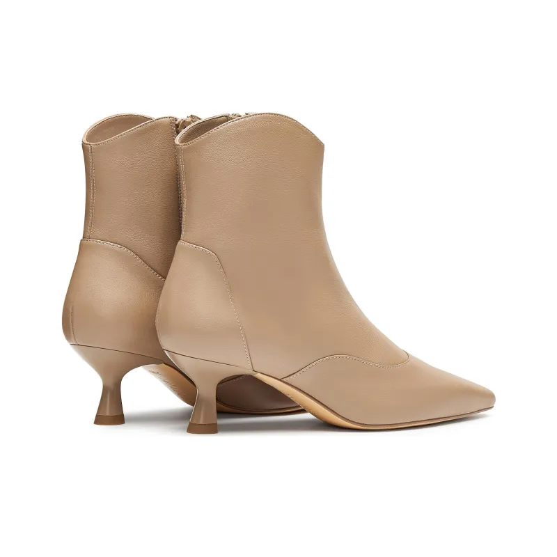 Joypeace First Ankle Boots Women's Apricot/Burgundy-7